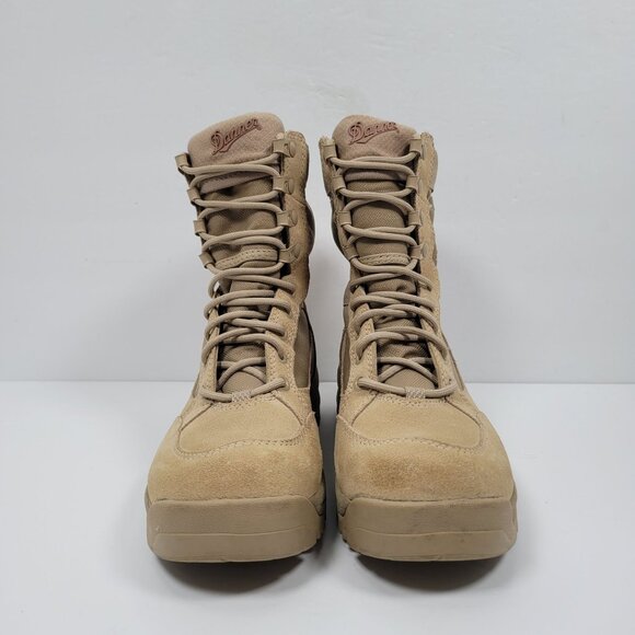 Danner 8" Tanicus Coyote Women's Tan Danner Dry Tactical Boots 55313 US Size 5.5 - Picture 3 of 10